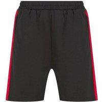 Finden & Hales Men's Knitted Pocket Shorts in Black | Size: Small