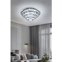 4-Tier Chic Crystal Flush Mount Ceiling Light