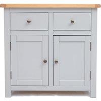 Cabinet Bits Argenta Light Grey 2 Drawer 2 Door Sideboard Brass Knob