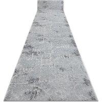 RugsX Structural Mefe Runner in Grey | Size: 150 cm x 390 cm