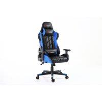 GTForce Pro GT Reclining Sports Racing Office Desk Faux Leather Gaming Chair in Blue