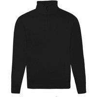 Russell Men's Authentic Quarter Zip Sweatshirt in Black | Size: 4XL