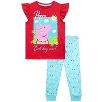 Peppa Pig Girl's Cotton 'Best Day Ever' Pyjamas | Size: 3-4 Years