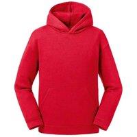 Russell Authentic Hooded Sweatshirt in Red | Size: 9-10 Years