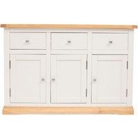 Cabinet Bits Trevi Off-White 3 Drawer 3 Door Sideboard Chrome Knob