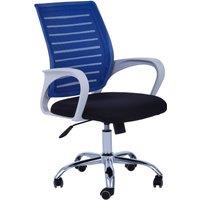 Orsina Premium Home Office Swivel Desk Chair in Blue