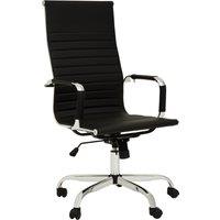Orsina Ergonomic Black High Back Home Office Chair, Comfortable Work From Home Chair, Movable Ergonomic Chair