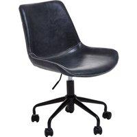 Orsina Ergonomic Grey Home Office Chair, Comfortable Design Work From Home Chair, Movable Chair For Bedroom