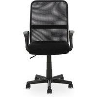 Orsina Ergonomic Black Home Office Chair, Comfortable Design Work From Home Chair, Movable Ergonomic Work Chair