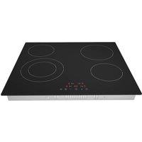 Statesman 4 Zone Ceramic Hob Cooktop, Touch Control in Black