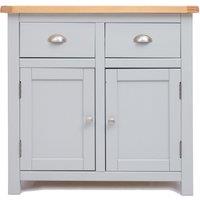 Cabinet Bits Argenta Light Grey 2 Drawer 2 Door Sideboard Chrome Cup Handle