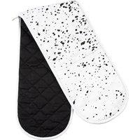 Orsina Double Oven Glove, Cozy Scandinavian-Inspired Design With Quilted Heat Protection, Safely Handles Cookware in White