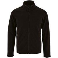 SOL'S Men's Norman Fleece Jacket in Black | Size: 3XL