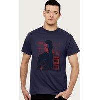 Terminator Men's 2 Judgement Day T 1000 T-Shirt in Navy | Size: Large