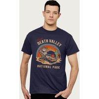 US National Parks Men's Visit Death Valley T-Shirt in Navy | Size: Small
