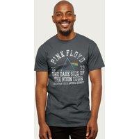 Pink Floyd Men's The Dark Side Of The Moon World Tour UK Japan T-Shirt in Dark Grey | Size: XL