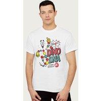 Jurassic Park Men's Bingo Dino DNA T-Shirt in White | Size: XL