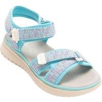 IVACHY Women's Comfortable walking sandals -Advance rebounce technology- Velcro adjustable shoes in Blue | Size: 5