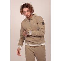 The Wolf Men's Signature Tracksuit Set in Cream | Size: 2XL