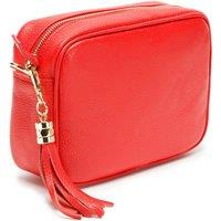 Elie Beaumont Women's Crossbody Tassel Bag in Red