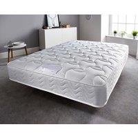 Somnior Pocket Core Rolled Mattress Memory Foam & Reflex Foam - In a Box in White | Size: King