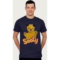 Sooty Men's Wave Logo T-Shirt in Navy | Size: Medium