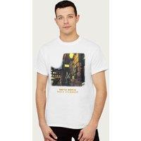 David Bowie Men's K West Ziggy Stardust T-Shirt in White | Size: XL