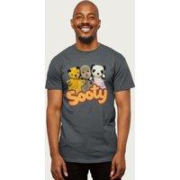 Sooty Men's Sweep & Soo & T-Shirt in Dark Grey | Size: Large