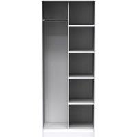Ready Assembled 2 U Dallas Open Wardrobe (Ready Assembled) in White