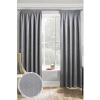Enhanced Living 'Matrix' Grey - Tape Top Thermal Noise Reducing Dim Out Curtains - Pair | Size: 229 cm width x 274 cm drop