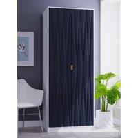 Ready Assembled 2 U Dallas 2 Door Wardrobe (Ready Assembled) in Dark Blue