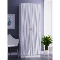Ready Assembled 2 U Dallas 2 Door Wardrobe (Ready Assembled) in White