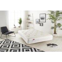 Somnior Sprung Ortho Memory Foam Tufted Mattress in White | Size: Small Double