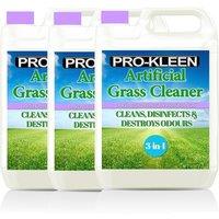 ProKleen Artificial Grass Cleaner Disinfectant 3 x 5L Lavender Fragrance in Clear