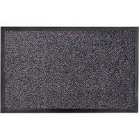 Admiral Machine Washable Micorfibre Barrier Doormat 50x80cm Charcoal