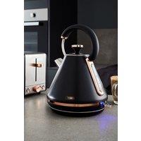 Tower Pyramid Kettle, 3Kw, 1.7L Cavaletto Range T10044RG, Black & Rose Gold