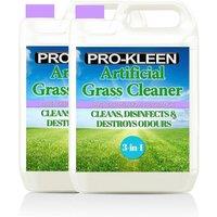 ProKleen Artificial Grass Cleaner Disinfectant 2 x 5L Lavender Fragrance in Clear