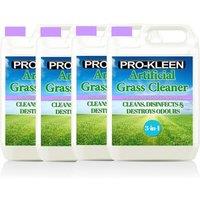 ProKleen Artificial Grass Cleaner Disinfectant 4 x 5L Lavender Fragrance in Clear