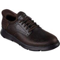 Skechers Men's 'Garza - Gervin' Classic Slip On Shoes in Brown | Size: 6