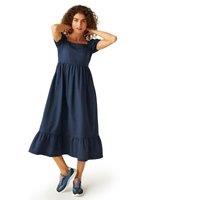 Regatta Women's Emilrah Tiered Midi Dress in Navy | Size: 14