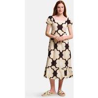 Regatta Women's Orla Kiely Midi Summer Dress in Cream | Size: 16