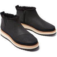 TOMS Women's 'Marlo' Ankle Boots in Black | Size: 5