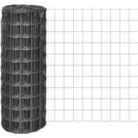 Berkfield Home Euro Fence Steel 10x1 m Grey