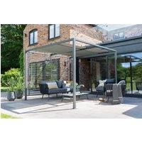 Norfolk Leisure Lifestyle 2.8x2.8m Sliding Roof Gazebo in Grey