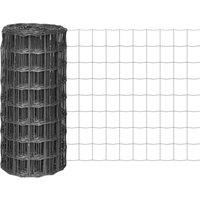 Berkfield Home Euro Fence Steel 10x0.8 m Grey