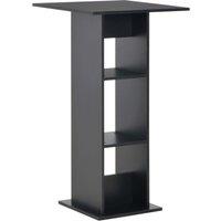 Berkfield Home Bar Table Black 60x60x110 cm | Size: 60 x 60 x 110 cm