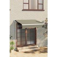 2m W x 1.5m D Outdoor Retractable Patio Awning for Window & Door