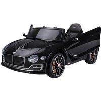 HOMCOM Licensed Bentley Kid Electric Ride-on Car Twin motors Parental Remote Control in Black
