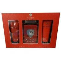 Sportivo Lamborghini Eau de Toilette Spray 125ml After Shave Balm 100ml, Shower Gel 100ml