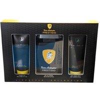 Lamborghini Prestigio EDT Spray 125ml Balm 100ml Gel 100ml Mens Fragrance Set